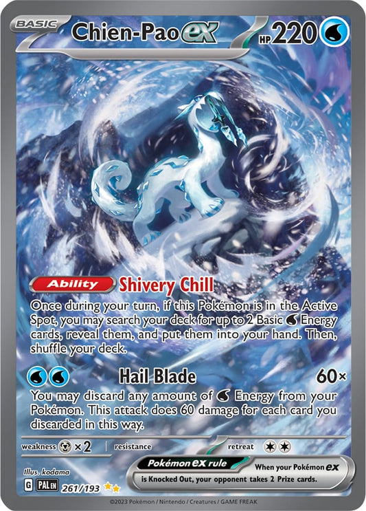 Chien-Paoex - Paldea Evolved 261/193 - Special Illustration Rare