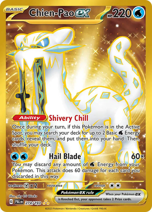 Chien-Paoex - Paldea Evolved 274/193 - Hyper Rare