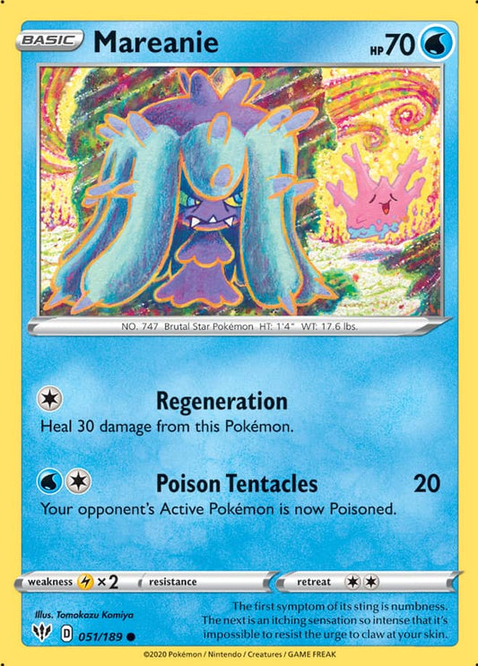 Mareanie - Darkness Ablaze 051/189 - Common