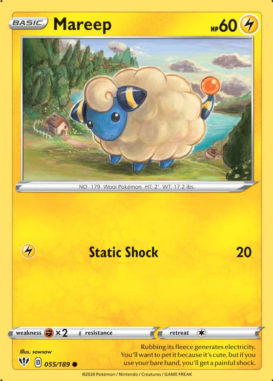 Mareep - Darkness Ablaze 055/189 - Common