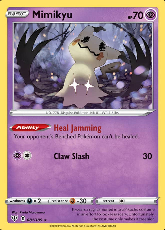 Mimikyu - Darkness Ablaze 081/189 - Rare