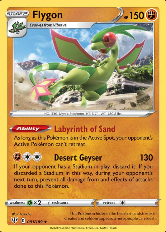 Flygon - Darkness Ablaze 091/189 - Rare