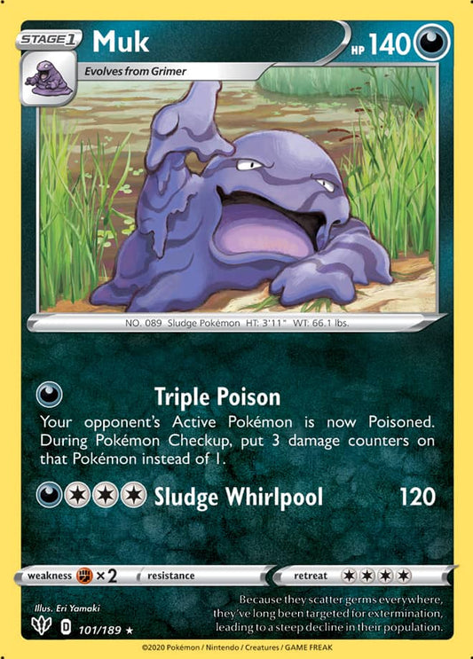 Muk - Darkness Ablaze 101/189 - Rare