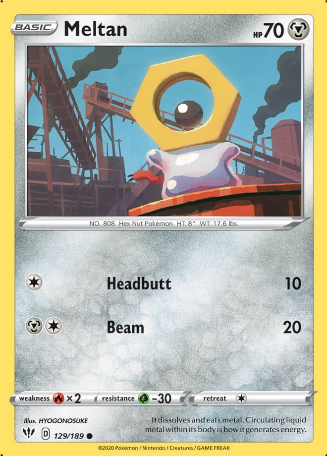 Meltan - Darkness Ablaze 129/189 - Common