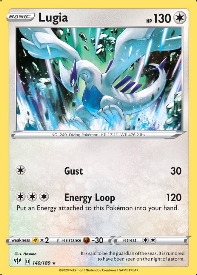 Lugia - Darkness Ablaze 140/189 - Rare