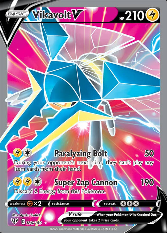 Vikavolt V - Darkness Ablaze 180/189 - Full Art