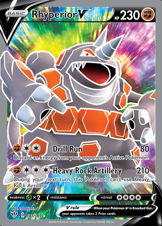 Rhyperior V - Darkness Ablaze 181/189 - Full Art