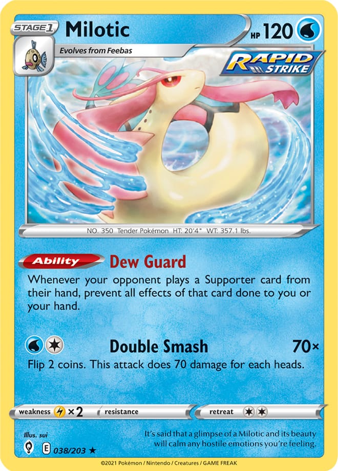 Milotic - Evolving Skies 038/203 - Rare