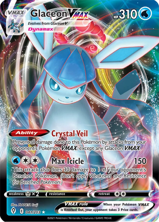 Glaceon VMAX - Evolving Skies 041/203 - Ultra Rare