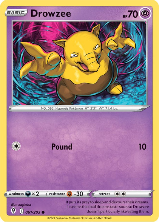 Drowzee - Evolving Skies 061/203 - Common