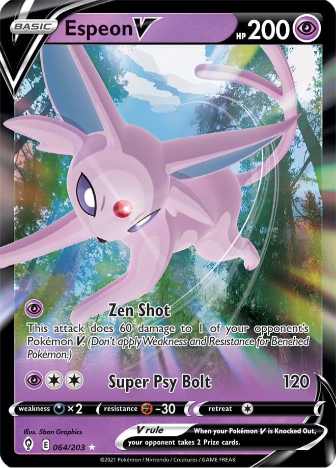 Espeon V - Evolving Skies 064/203 - Ultra Rare