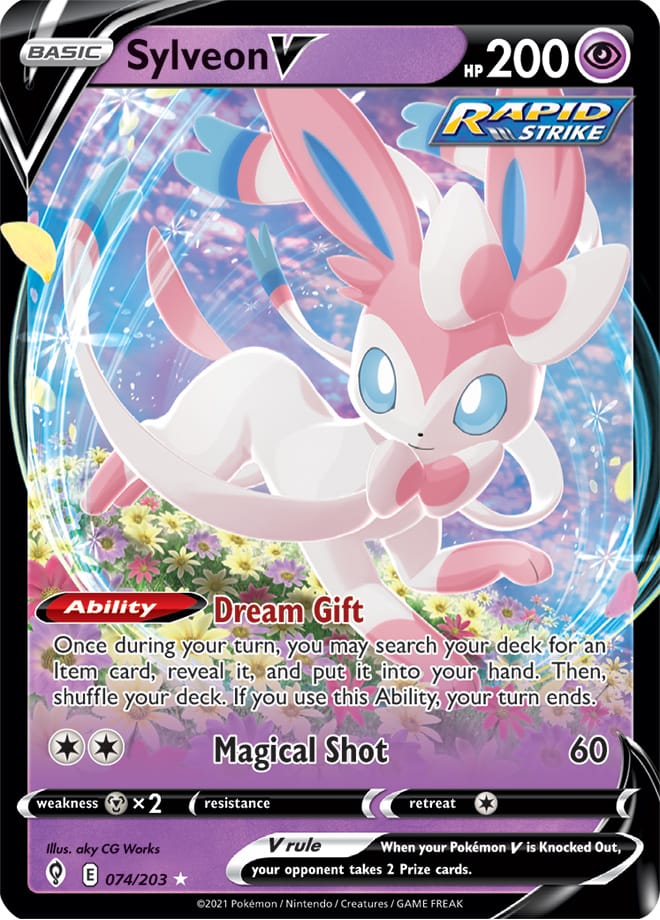 Sylveon V - Evolving Skies 074/203 - Ultra Rare