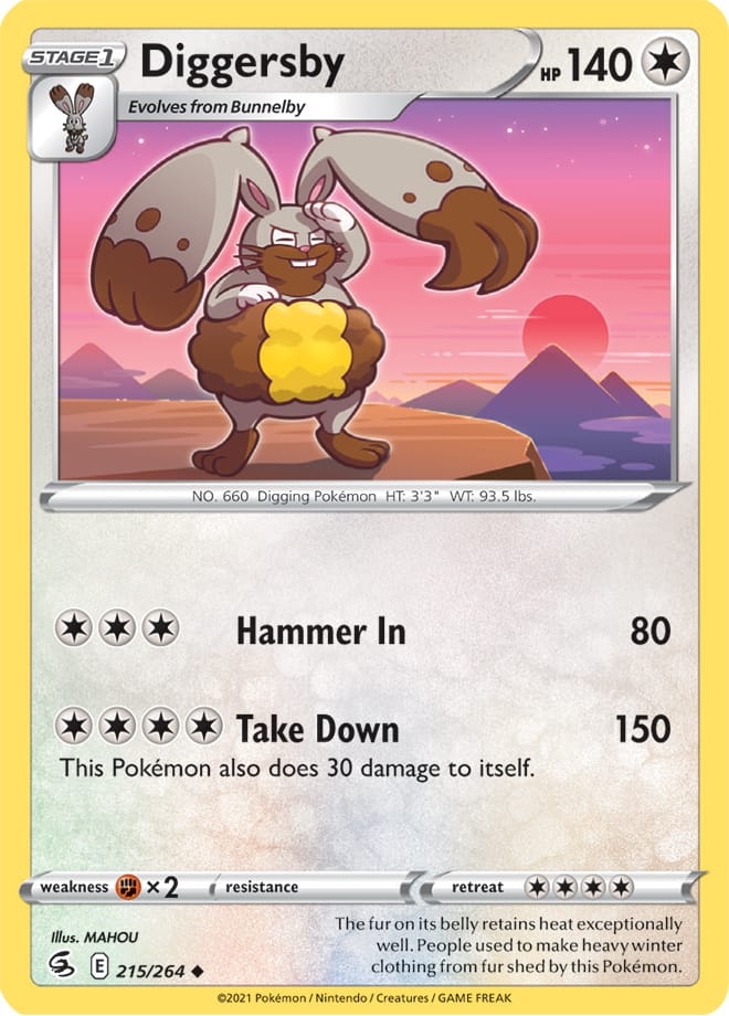 Diggersby - Fusion Strike 215/264 - Uncommon