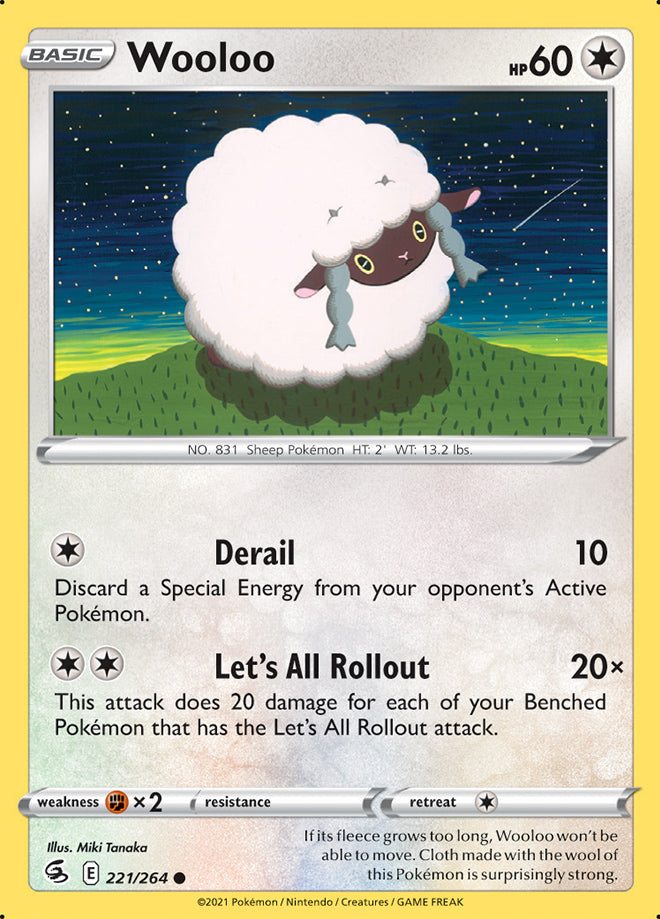 Wooloo - Fusion Strike 221/264 - Common