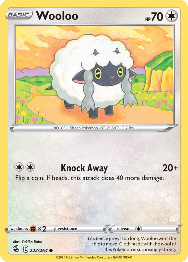 Wooloo - Fusion Strike 222/264 - Common