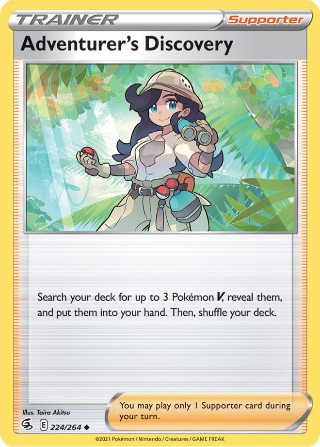 Adventurer's Discovery - Fusion Strike 224/264 - Uncommon