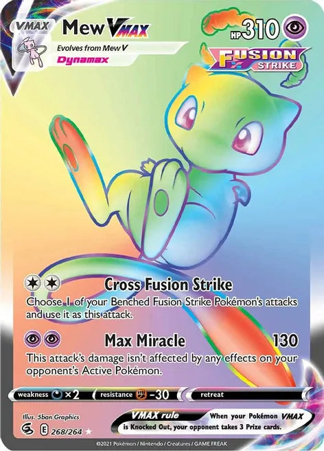 Mew VMAX - Fusion Strike 268/264 - Secret Rare