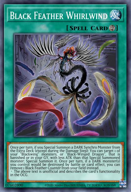 Black Feather Whirlwind - MP23-EN195 - 1st Edition - Common