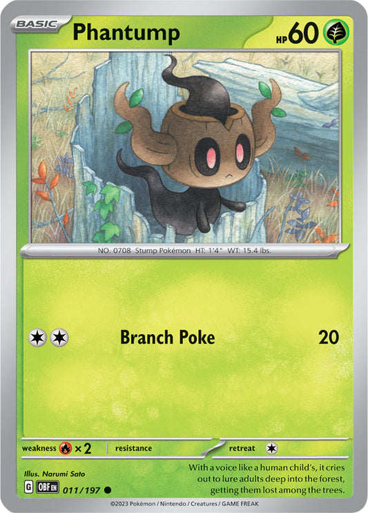 Phantump - Obsidian Flames 011/197 - Common