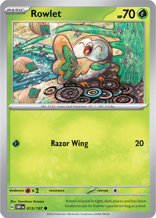 Rowlet - Obsidian Flames 013/197 - Common