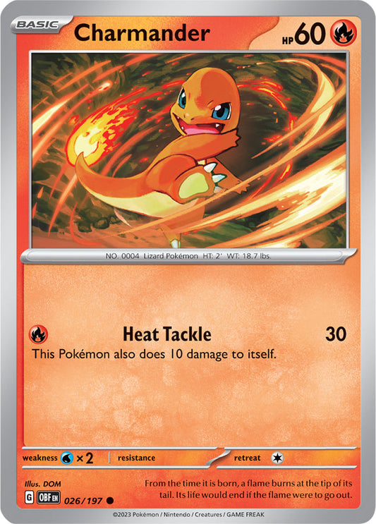 Charmander - Obsidian Flames 026/197 - Common