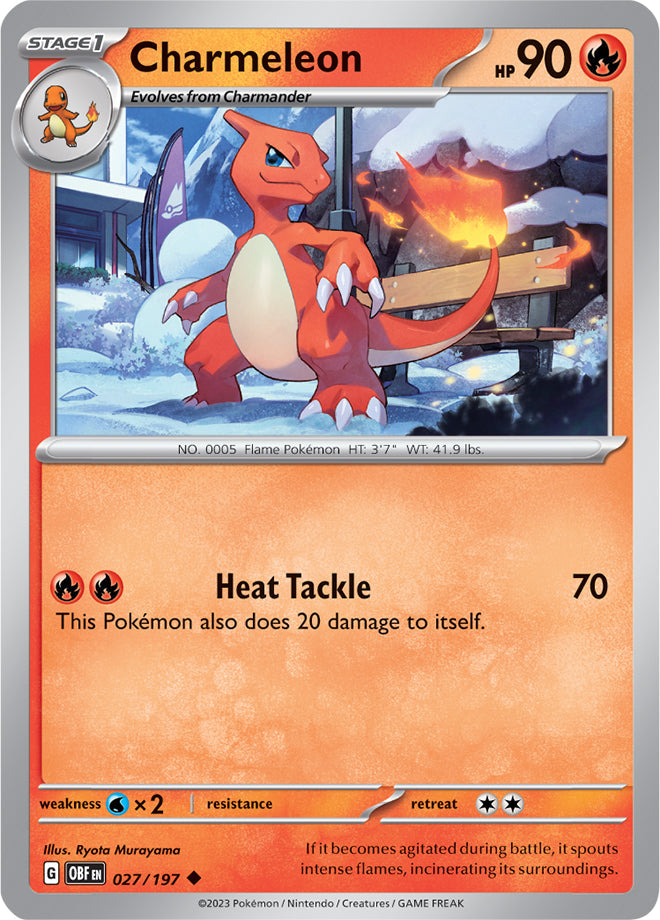 Charmeleon - Obsidian Flames 027/197 - Uncommon