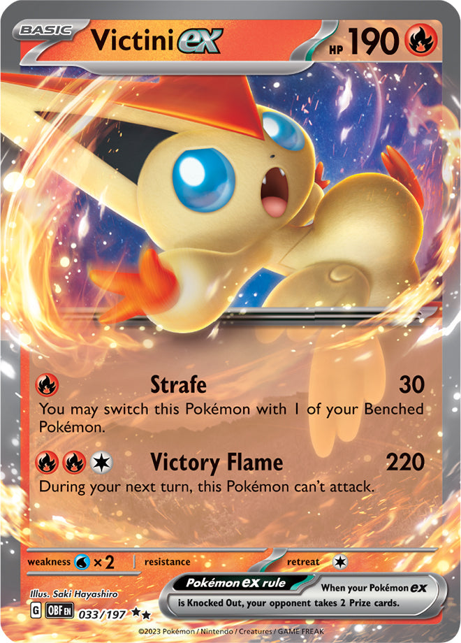 Victini ex - Obsidian Flames 033/197 - Double Rare