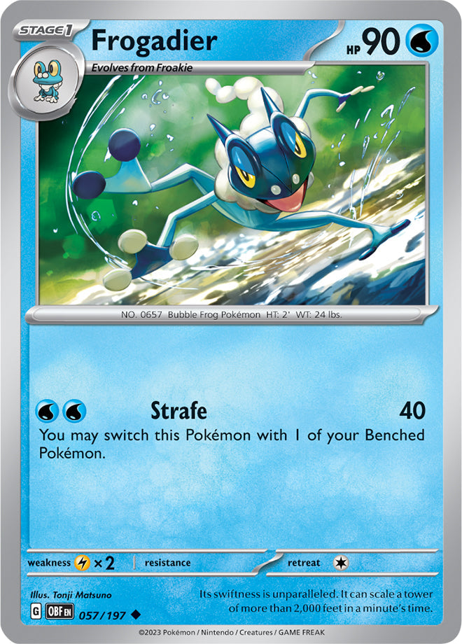 Frogadier - Obsidian Flames 057/197 - Uncommon