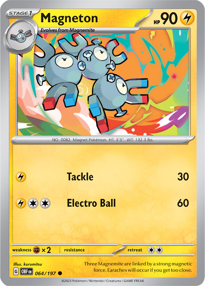 Magneton - Obsidian Flames 064/197 - Common