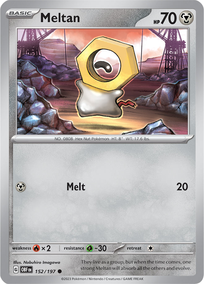Meltan - Obsidian Flames 152/197 - Common