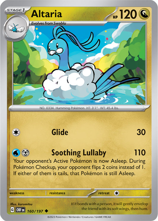 Altaria - Obsidian Flames 160/197 - Uncommon