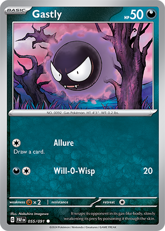 Gastly - Paldean Fates - 055/091 - Common