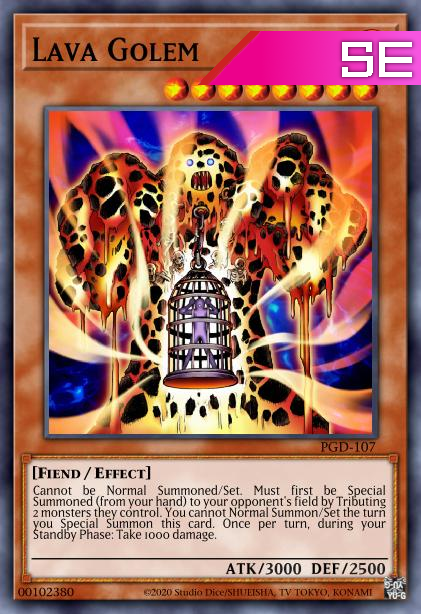 Lava Golem - RA01-EN001 - 1st Edition - Secret Rare