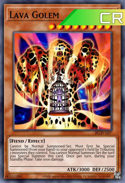 Lava Golem - RA01-EN001 - 1st Edition - Collector's Rare