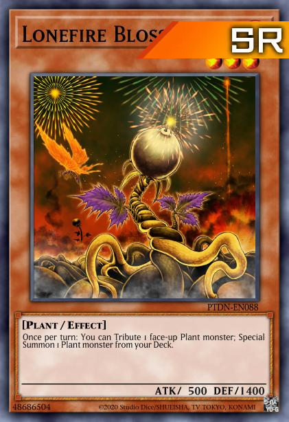 Lonefire Blossom - RA01-EN002 - 1st Edition - Super Rare