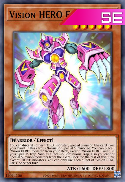 Vision HERO Faris - RA01-EN004 - 1st Edition - Secret Rare