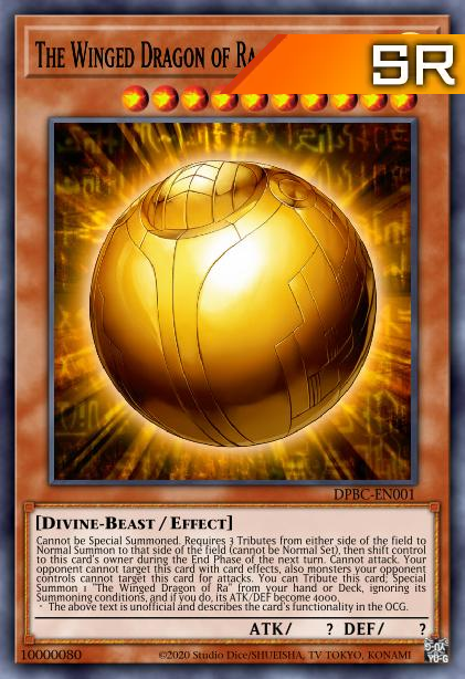 The Winged Dragon of Ra - Sphere Mode - RA01-EN007 - 1st Edition - Super Rare