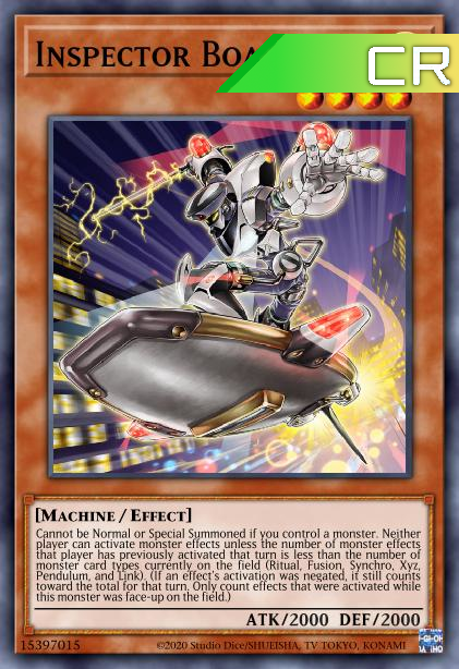 Inspector Boarder - RA01-EN010 - 1st Edition - Collector's Rare