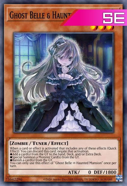 Ghost Belle & Haunted Mansion - RA01-EN011 - 1st Edition - Secret Rare