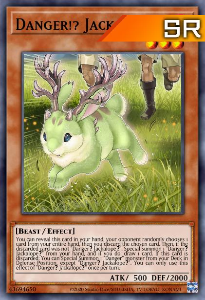 Danger!? Jackalope? - RA01-EN013 - 1st Edition - Super Rare