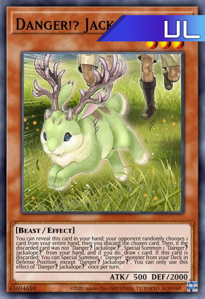 Danger!? Jackalope? - RA01-EN013 - 1st Edition - Ultimate Rare