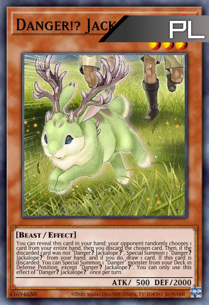 Danger!? Jackalope? - RA01-EN013 - 1st Edition - Platinum Secret Rare