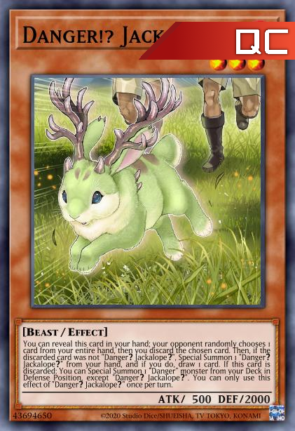 Danger!? Jackalope? - RA01-EN013 - 1st Edition - Quarter Century Secret Rare