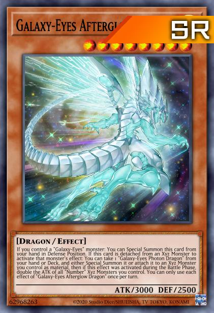 Galaxy-Eyes Afterglow Dragon - RA01-EN017 - 1st Edition - Super Rare