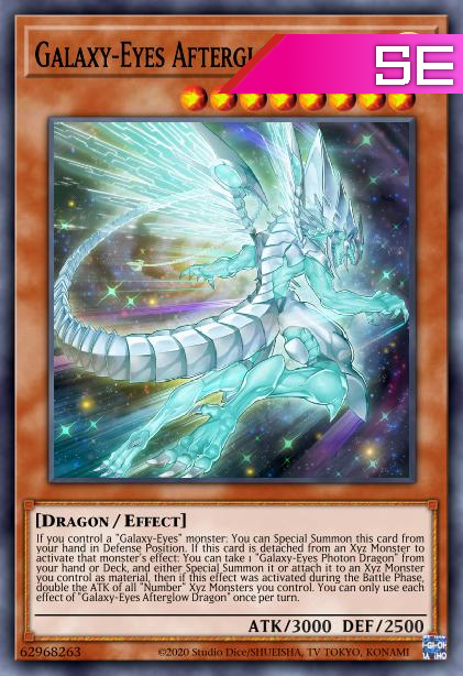 Galaxy-Eyes Afterglow Dragon - RA01-EN017 - 1st Edition - Secret Rare