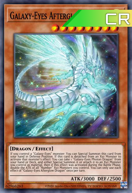 Galaxy-Eyes Afterglow Dragon - RA01-EN017 - 1st Edition - Collector's Rare