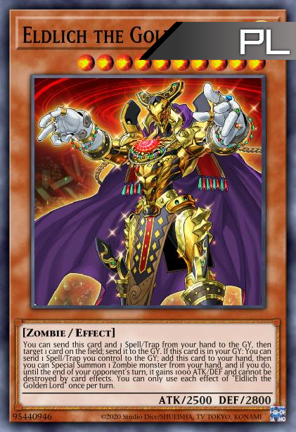 Eldlich the Golden Lord - RA01-EN019 - 1st Edition - Platinum Secret Rare