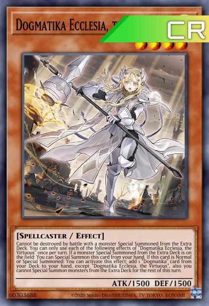 Dogmatika Ecclesia, the Virtuous - RA01-EN020 - 1st Edition - Collector's Rare