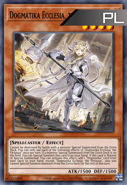 Dogmatika Ecclesia, the Virtuous - RA01-EN020 - 1st Edition - Platinum Secret Rare