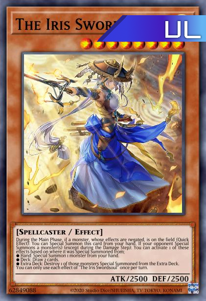 The Iris Swordsoul - RA01-EN023 - 1st Edition - Ultimate Rare